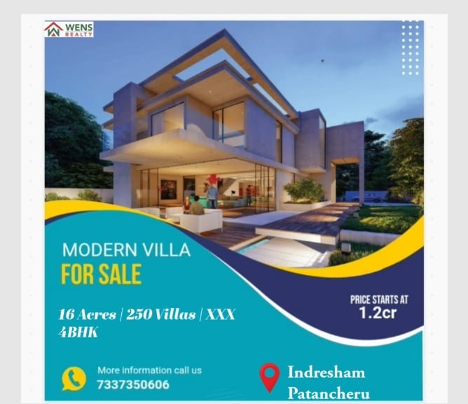 Luxury Villas at Indresham – Patancheru