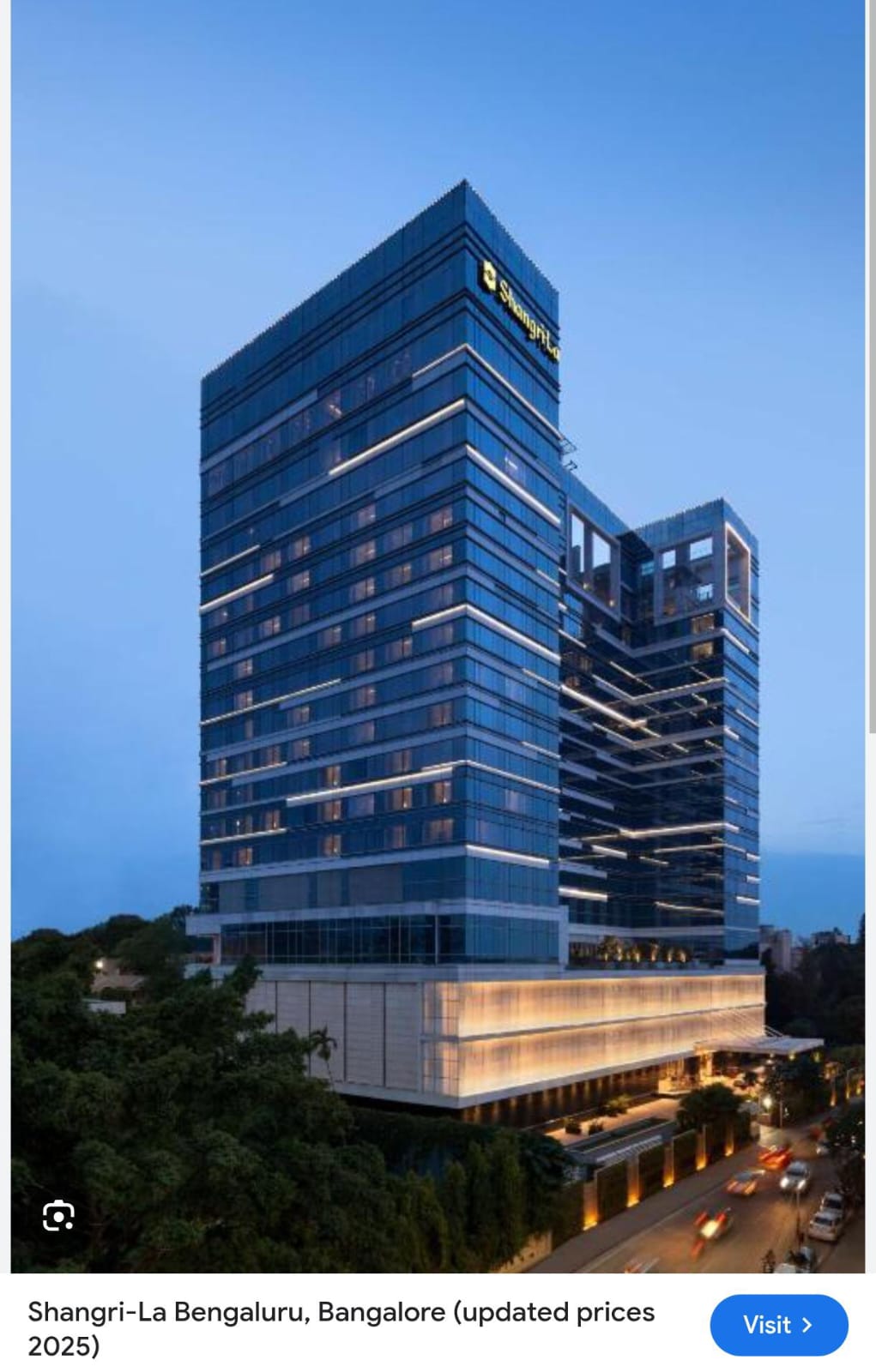 5 Star hotel for sale - Bangalore